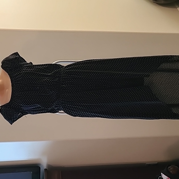 Justify black polka dot Dress size medium - Picture 3 of 7